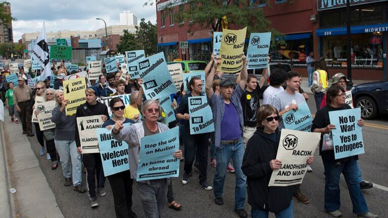 anti-Islamophobia Protest